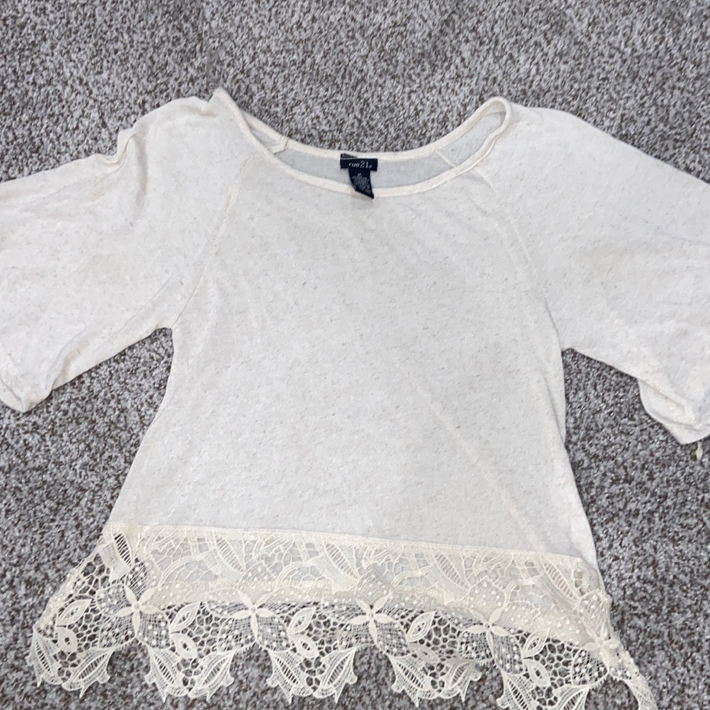 Tan crop top